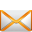 Hot Email Orange Icon 32x32 png